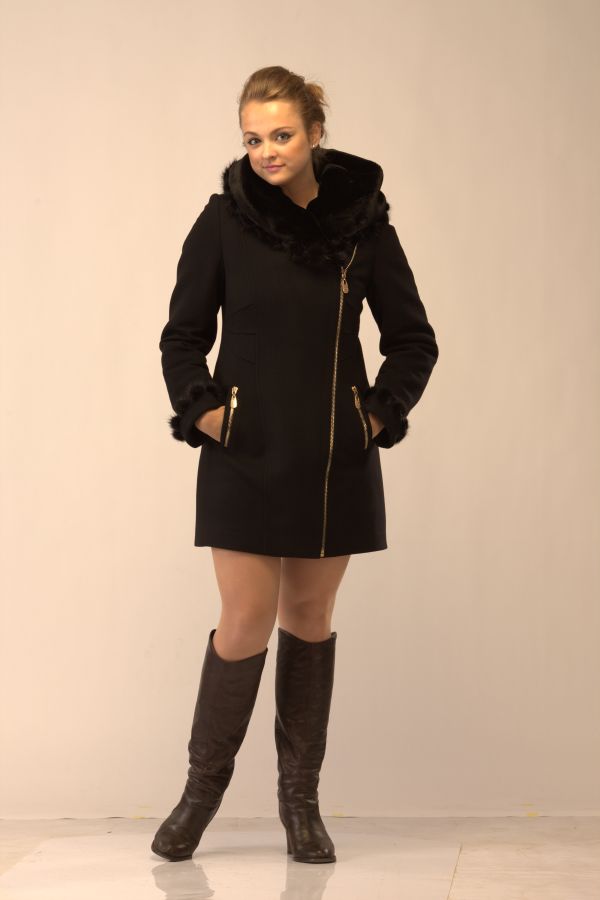 пальто женское Зима 2015 модель M-1402 фото