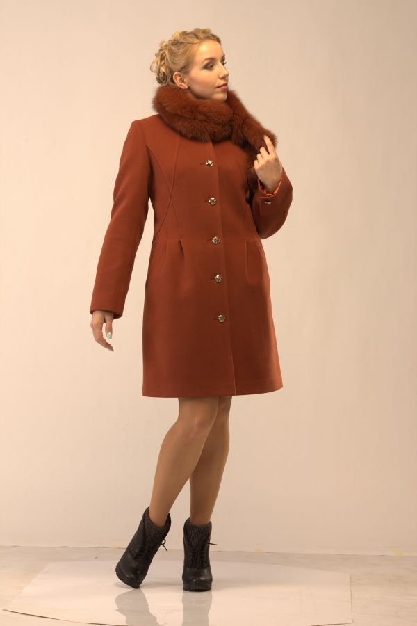 пальто женское Зима 2015 модель M-1430 фото