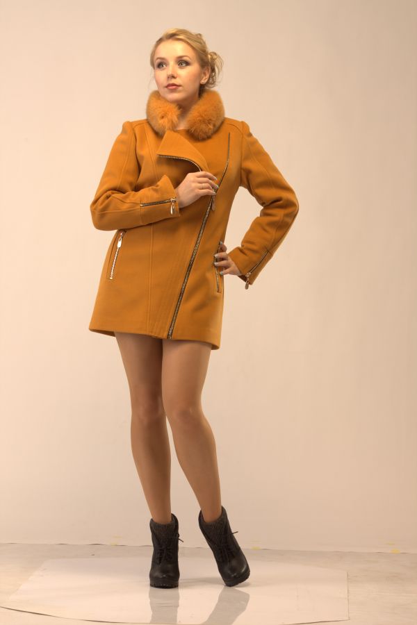 пальто женское Зима 2015 модель M-1435 фото